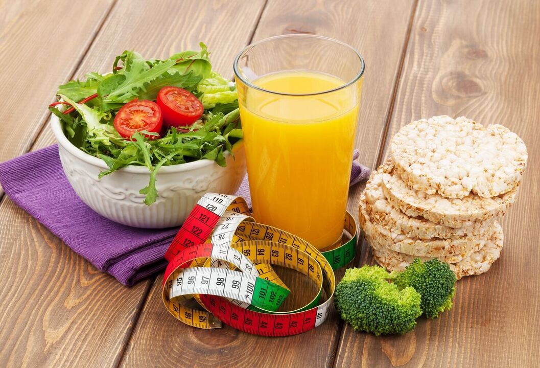 Proper beneficial diet that promotes weight loss in a month